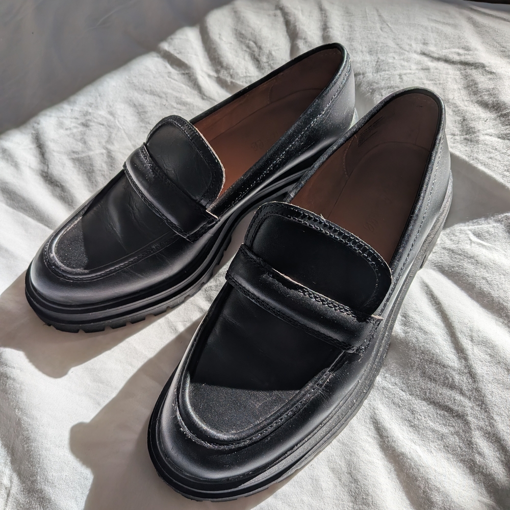 Madewell Lugsole Loafer - True Black - 8M